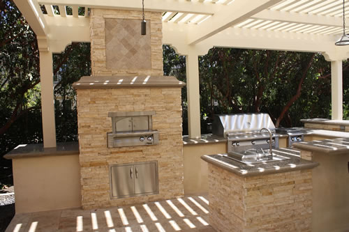 © Scott Cohen Sunstone Premium Sink Pizza Oven Stainless Steel    Appliances Pergola Outdoor lighting 2